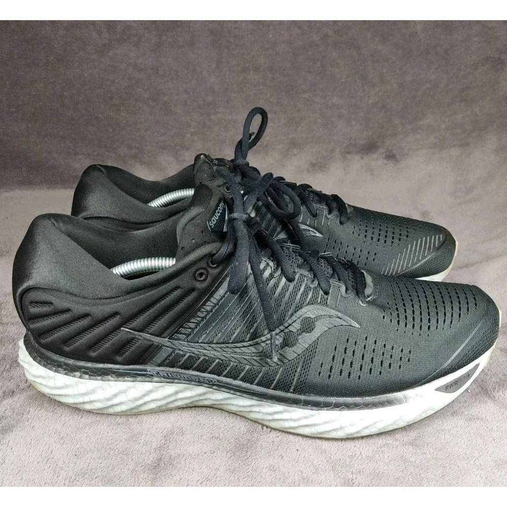 Saucony Triumph‎ 17 Low Top Mens Size 12.5 Black Running Sneakers S20546-35